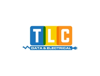 TLC Data and Electrical logo design by MUSANG