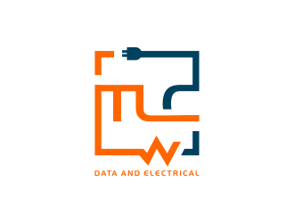 TLC Data and Electrical logo design by checx