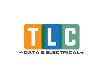 TLC Data and Electrical logo design by MUSANG