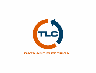 TLC Data and Electrical logo design by menanagan