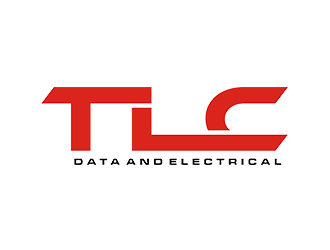 TLC Data and Electrical logo design by EkoBooM