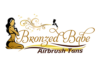 Bronzed Babe Airbrush Tans logo design by 3Dlogos