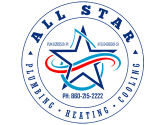 All-Star Plumbing, Heating & Cooling, Inc. logo design by Coolwanz