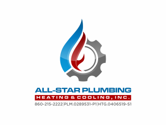All-Star Plumbing, Heating & Cooling, Inc. logo design by InitialD