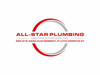 All-Star Plumbing, Heating & Cooling, Inc. logo design by menanagan