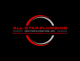 All-Star Plumbing, Heating & Cooling, Inc. logo design by menanagan
