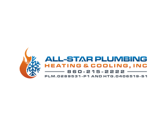 All-Star Plumbing, Heating & Cooling, Inc. logo design by mbamboex