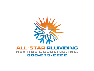 All-Star Plumbing, Heating & Cooling, Inc. logo design by scolessi