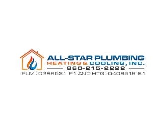 All-Star Plumbing, Heating & Cooling, Inc. logo design by scolessi