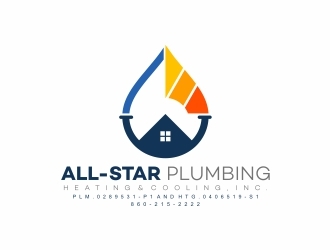 All-Star Plumbing, Heating & Cooling, Inc. logo design by Alfatih05