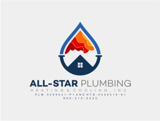 All-Star Plumbing, Heating & Cooling, Inc. logo design by Alfatih05