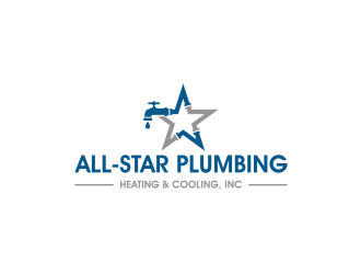 All-Star Plumbing, Heating & Cooling, Inc. logo design by vostre