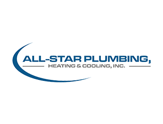 All-Star Plumbing, Heating & Cooling, Inc. logo design by EkoBooM