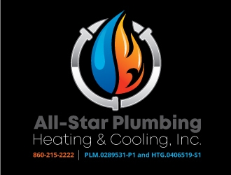 All-Star Plumbing, Heating & Cooling, Inc. logo design by adwebicon