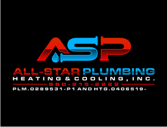 All-Star Plumbing, Heating & Cooling, Inc. logo design by puthreeone