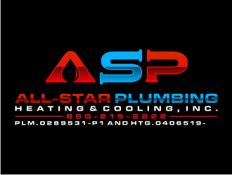 All-Star Plumbing, Heating & Cooling, Inc. logo design by puthreeone