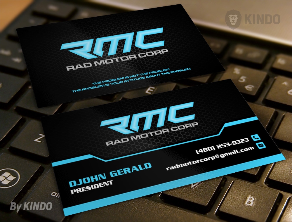 Rad Motor Corp; RMC logo design by Kindo