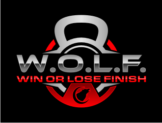 W.O.L.F. (Win or Lose Finish) logo design by icha_icha