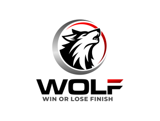 W.O.L.F. (Win or Lose Finish) logo design by mutafailan