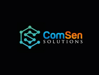 ComSen Solutions logo design by Aslam