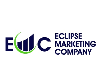 Eclipse Marketing Company possibly EMC  logo design by PMG