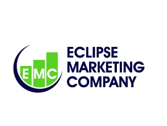 Eclipse Marketing Company possibly EMC  logo design by PMG