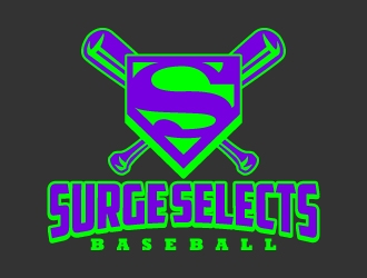 Surge Selects baseball  logo design by jaize