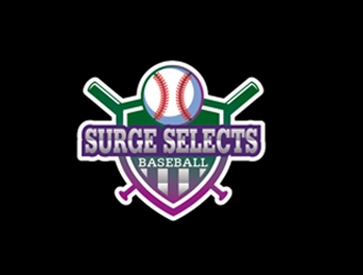 Surge Selects baseball  logo design by PANTONE