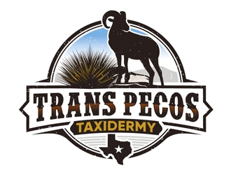 Trans Pecos Taxidermy logo design by DreamLogoDesign
