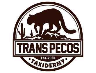 Trans Pecos Taxidermy logo design by LucidSketch