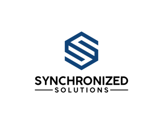 Synchronized Solutions logo design by RIANW