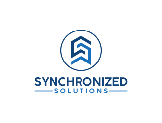 Synchronized Solutions logo design by RIANW