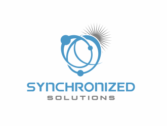 Synchronized Solutions logo design by serprimero