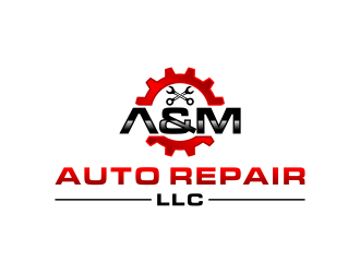 A&M Auto Repair LLC logo design by savana