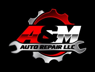 A&M Auto Repair LLC logo design by daywalker