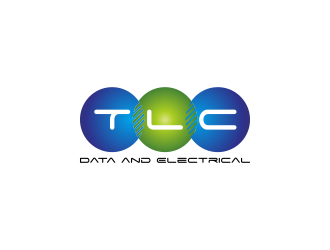 TLC Data and Electrical logo design by N3V4