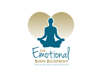 The Emotional Body Blueprint logo design by Girly