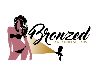 Bronzed Babe Airbrush Tans logo design by AamirKhan