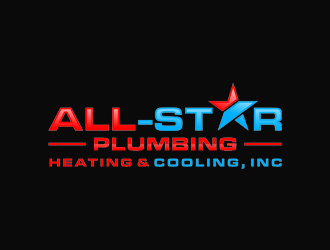 All-Star Plumbing, Heating & Cooling, Inc. logo design by aflah