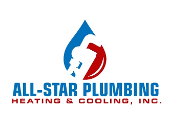 All-Star Plumbing, Heating & Cooling, Inc. logo design by AamirKhan
