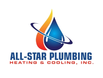 All-Star Plumbing, Heating & Cooling, Inc. logo design by AamirKhan