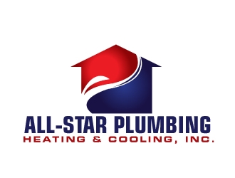 All-Star Plumbing, Heating & Cooling, Inc. logo design by AamirKhan