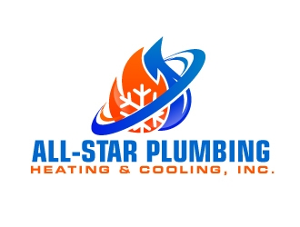 All-Star Plumbing, Heating & Cooling, Inc. logo design by AamirKhan