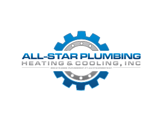 All-Star Plumbing, Heating & Cooling, Inc. logo design by Sheilla