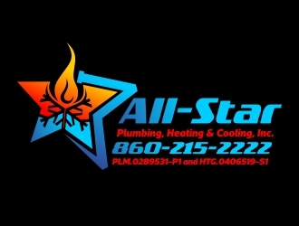 All-Star Plumbing, Heating & Cooling, Inc. logo design by adwebicon