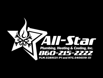 All-Star Plumbing, Heating & Cooling, Inc. logo design by adwebicon