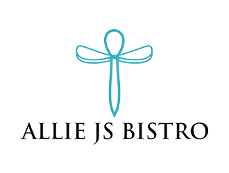 Allie Js Bistro logo design by EkoBooM