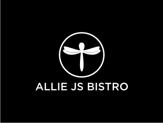 Allie Js Bistro logo design by Adundas