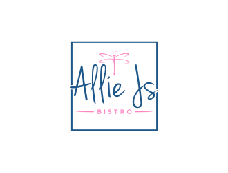 Allie Js Bistro logo design by tejo