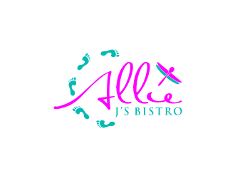 Allie Js Bistro logo design by blessings